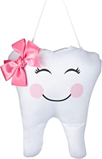 Lillian Rose, Pink (24TF415 P) Tooth Fairy Pocket Pillow, 1 Count (Pack of 1) image