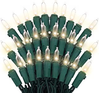 Holiday Time 300 LED String Lights Warm White Mini Lights 61 FT Long Plug in for Indoor Outdoor Christmas Tree Garden Wedd... image