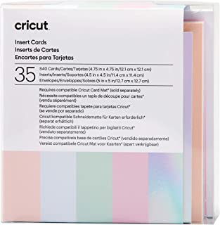 Cricut Insert Cards S40, Create Depth-Filled Birthday Cards, Thank You Cards, Custom Greeting Cards at Home, Compatible wi... image